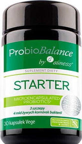 Probiobalance mikroinkapslerad Starter Probiotikum 3 stammar 4 miljarder bakterier 30 kapslar ALINESS